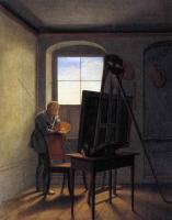 Georg Friedrich Kersting - Caspar David Friedrich In His Studio